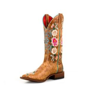 Macie Bean Flower Boots Girls Size 3